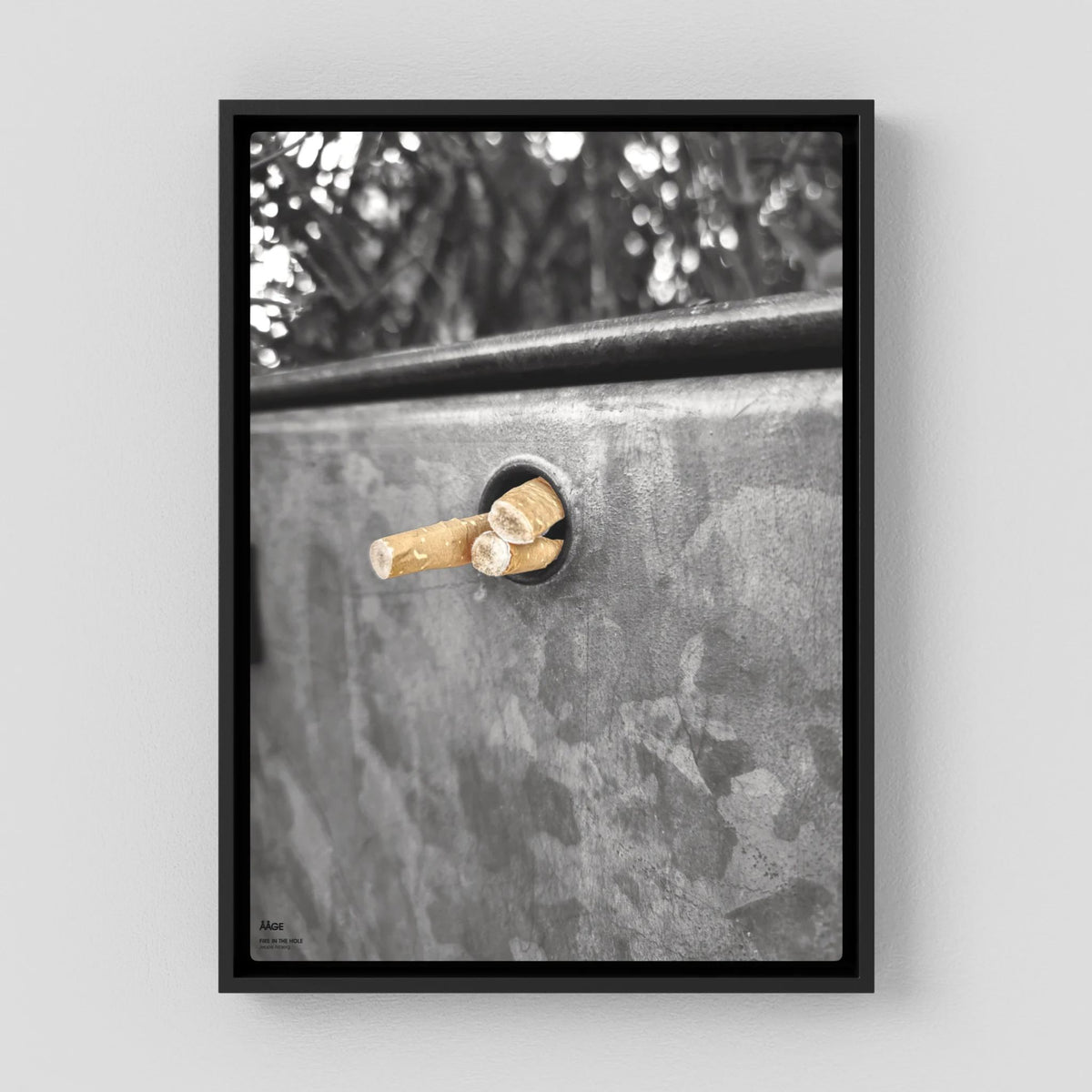 Fire in the hole - Canvas