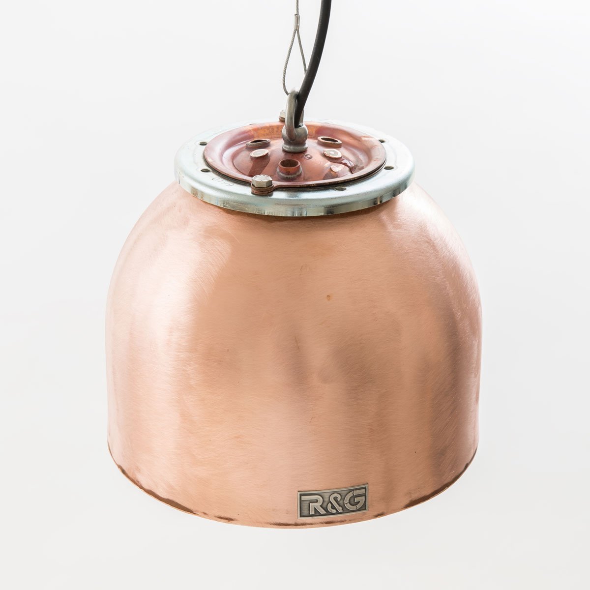 Håndlavet kobber lampe