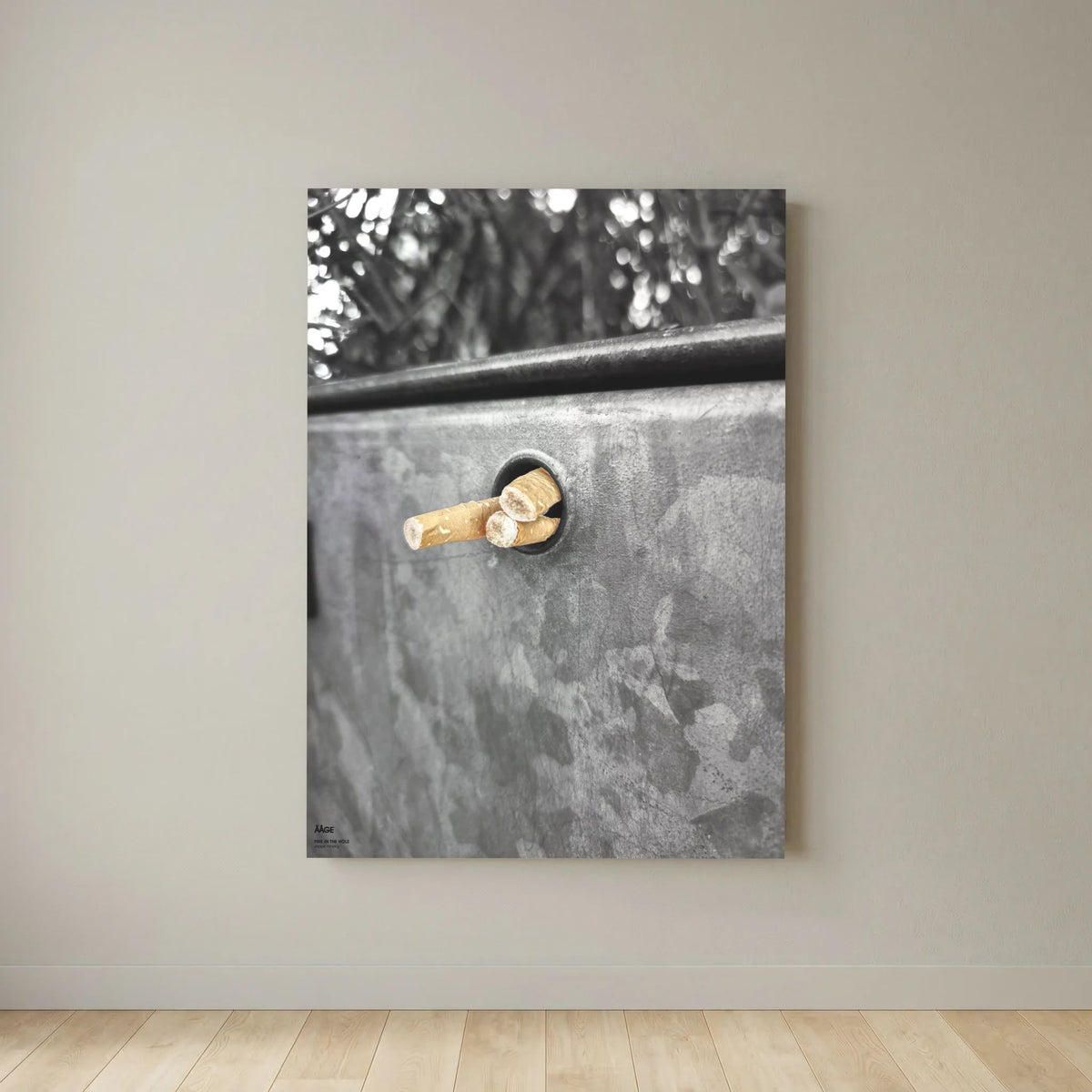 Fire in the hole - Canvas