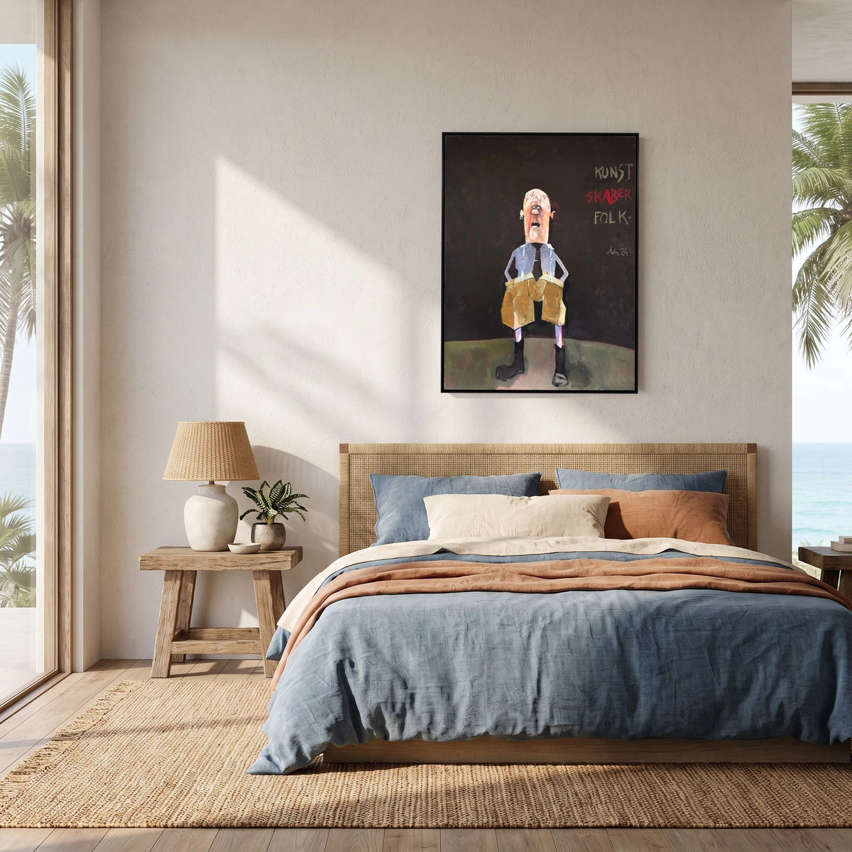 Kunst Skaber Folk - Canvas