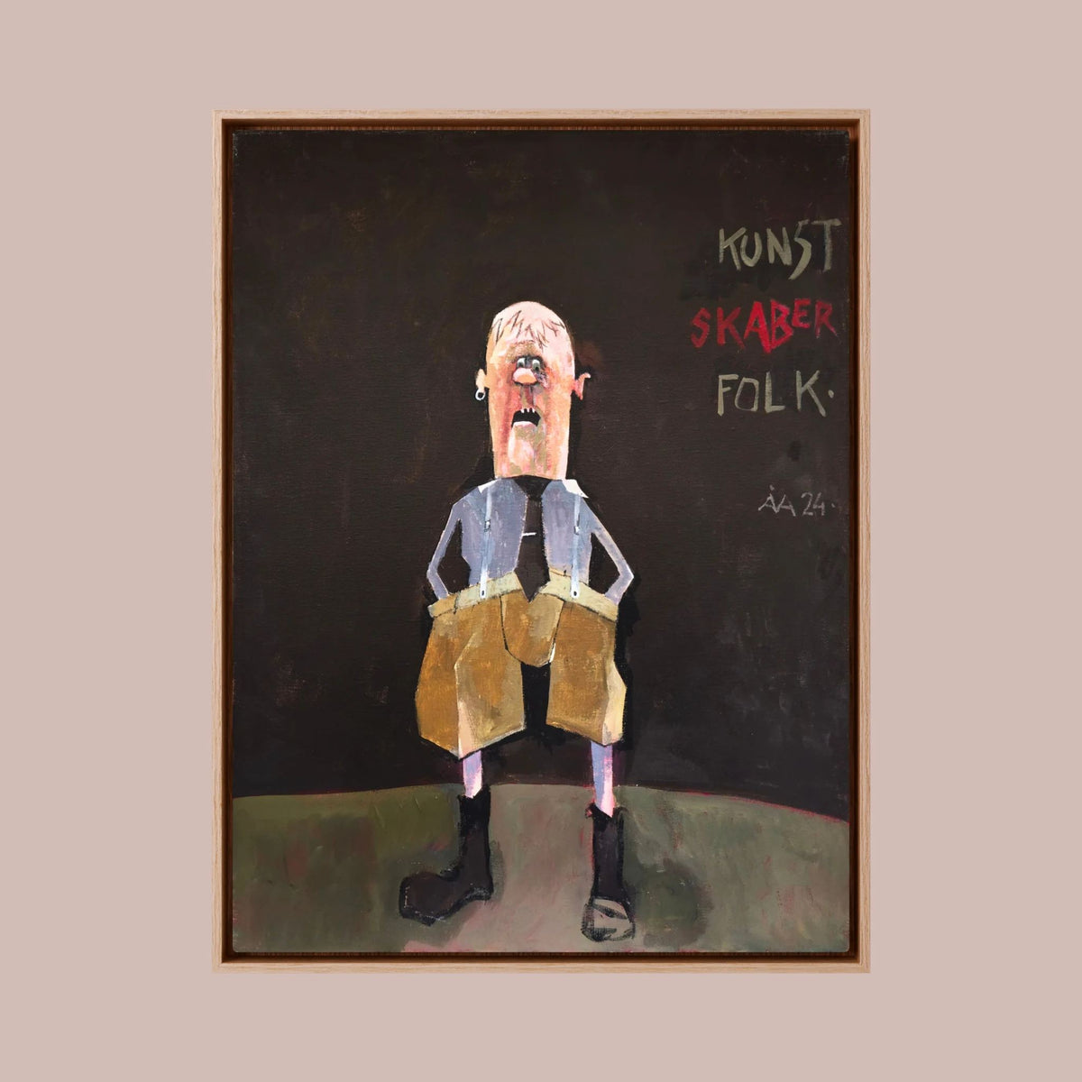 Kunst Skaber Folk - Canvas