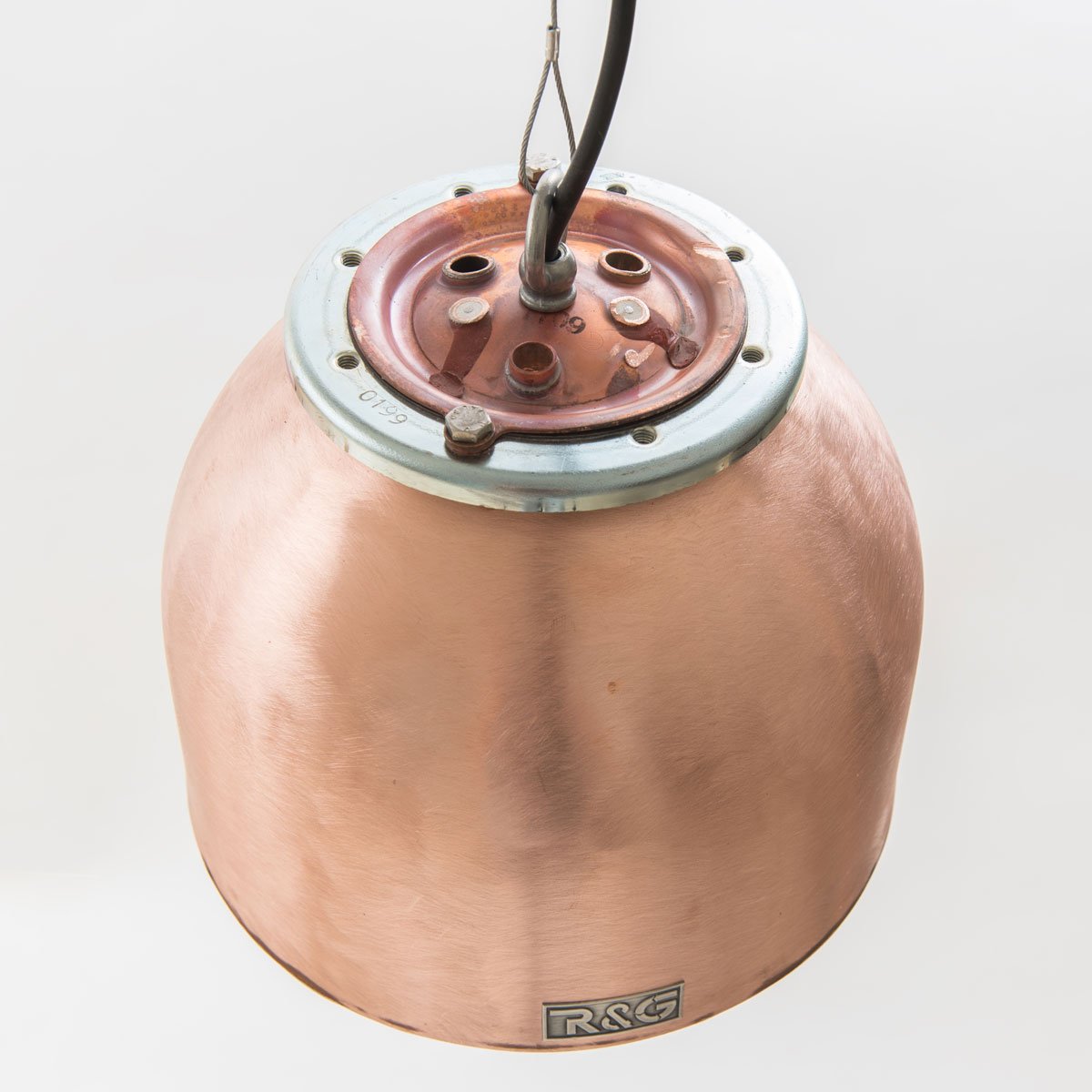 Håndlavet kobber lampe