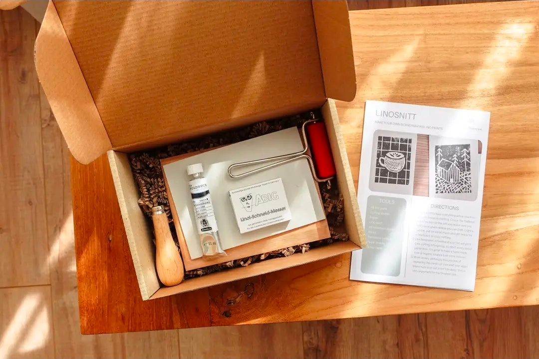 LinoSnit linoleumstryk kit