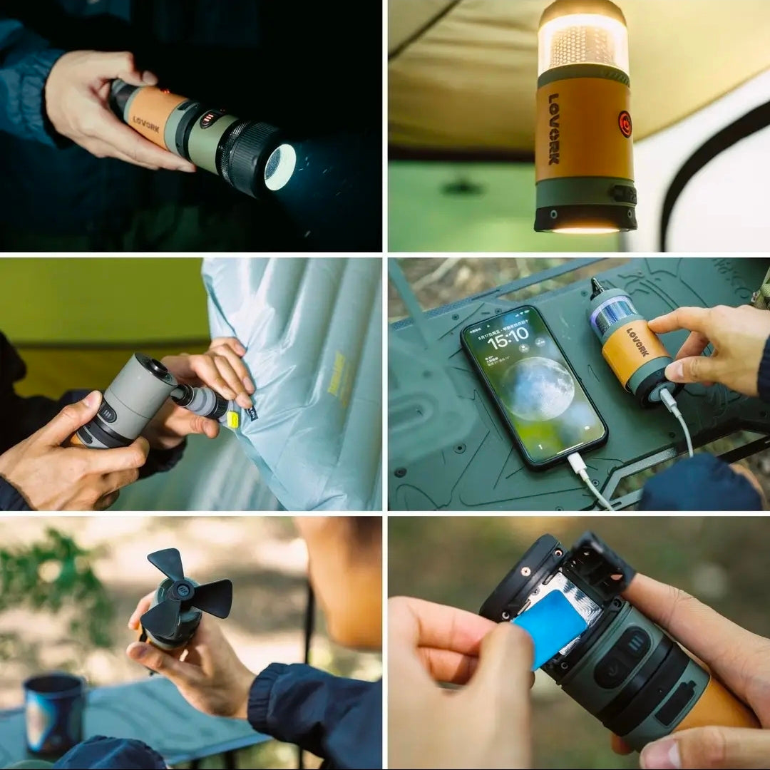 Lovork 8-i-1 Camping-Sæt