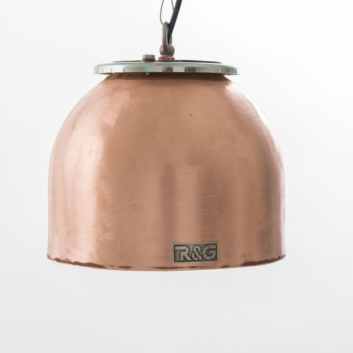 Håndlavet kobber lampe